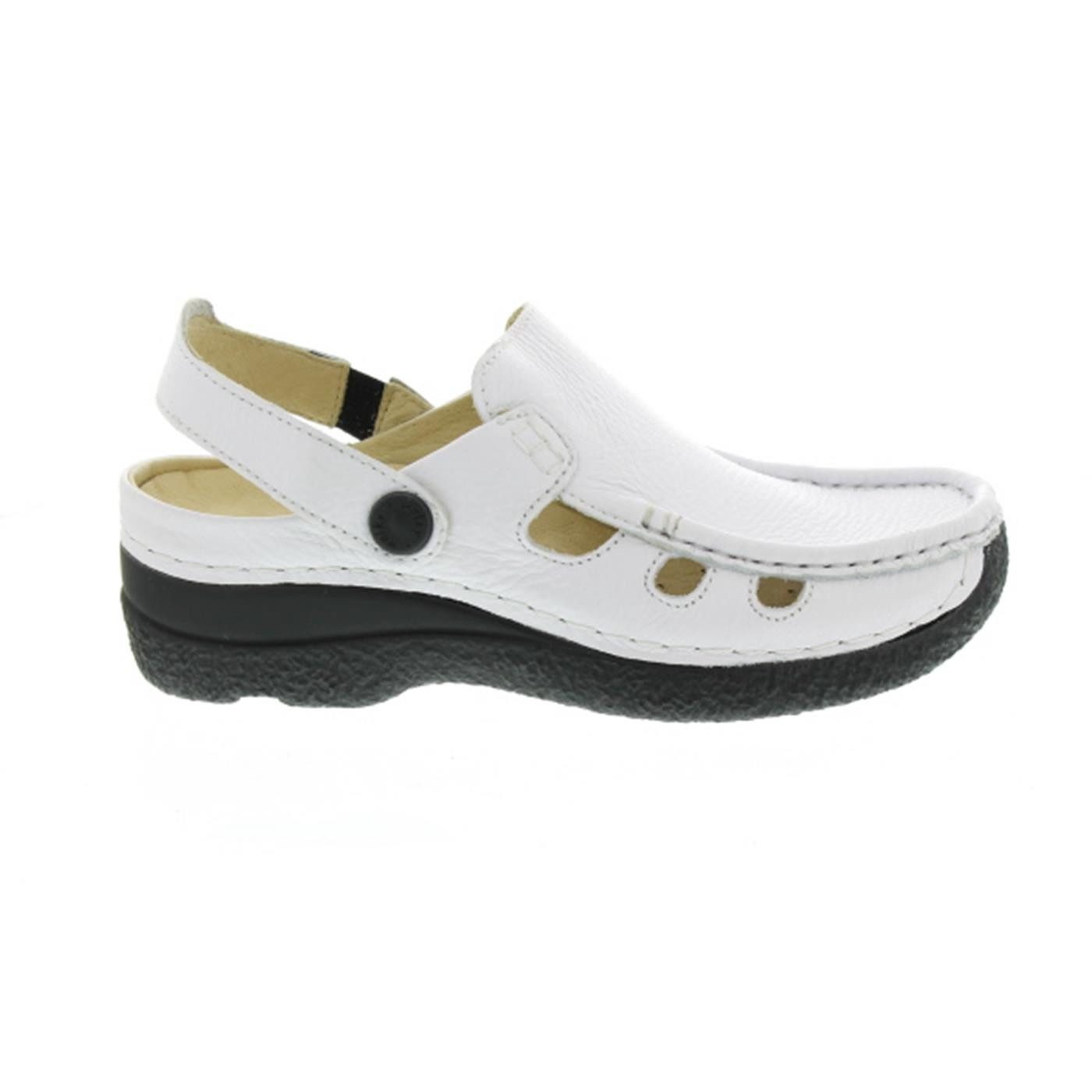 WOLKY Wolky Roll-Multi, Clog, Printed leather, White 0622070-100 Sandale günstig online kaufen