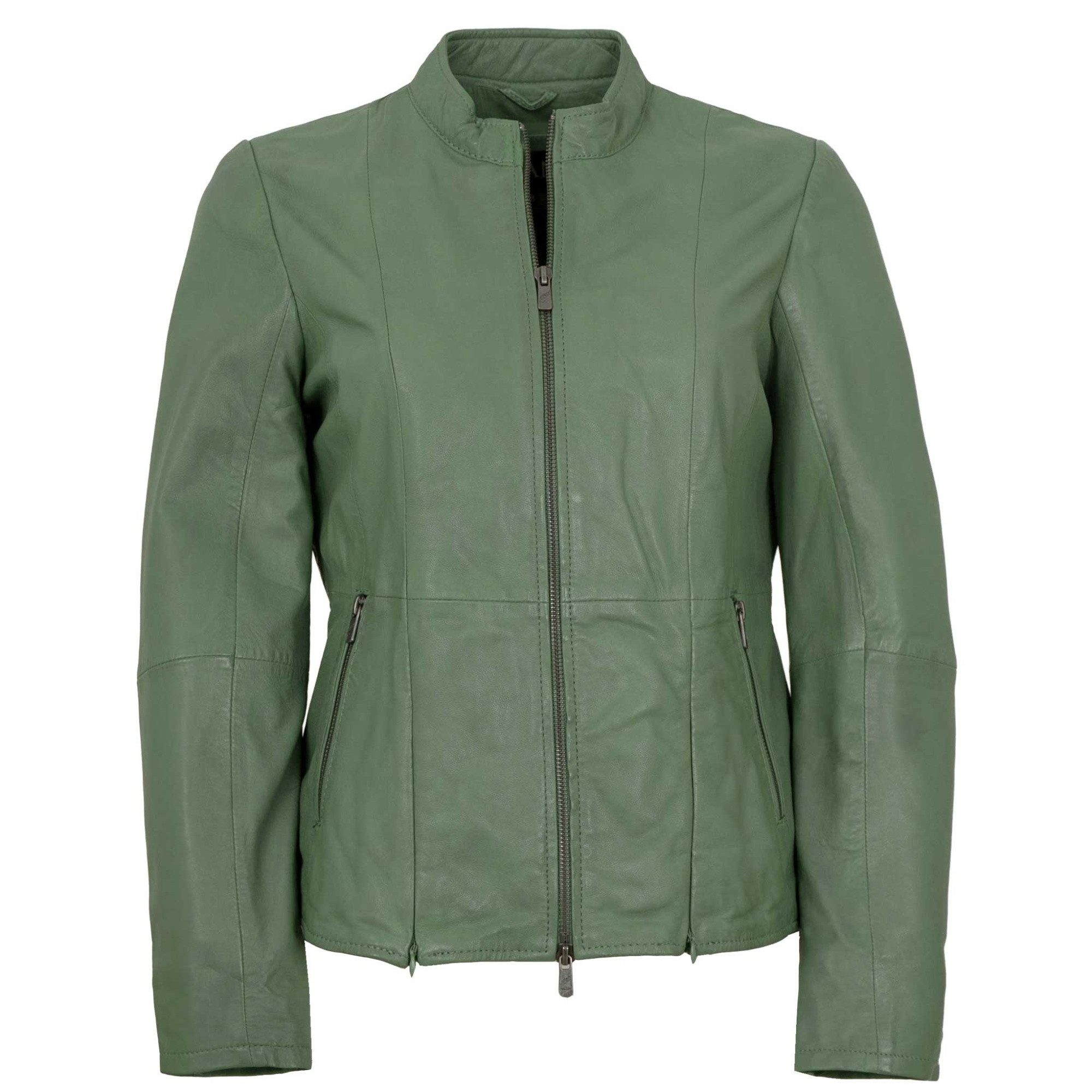 Jilani Lederjacke Kasumi Jilani Collection - Damen Lederjacke Lammnappa sea green