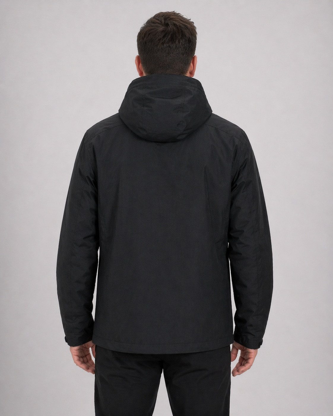 DEPROC Active Outdoorjacke LAVAL MEN CS Funktionsjacke, Wanderjacke, Regenjacke abnehmbare Kapuze