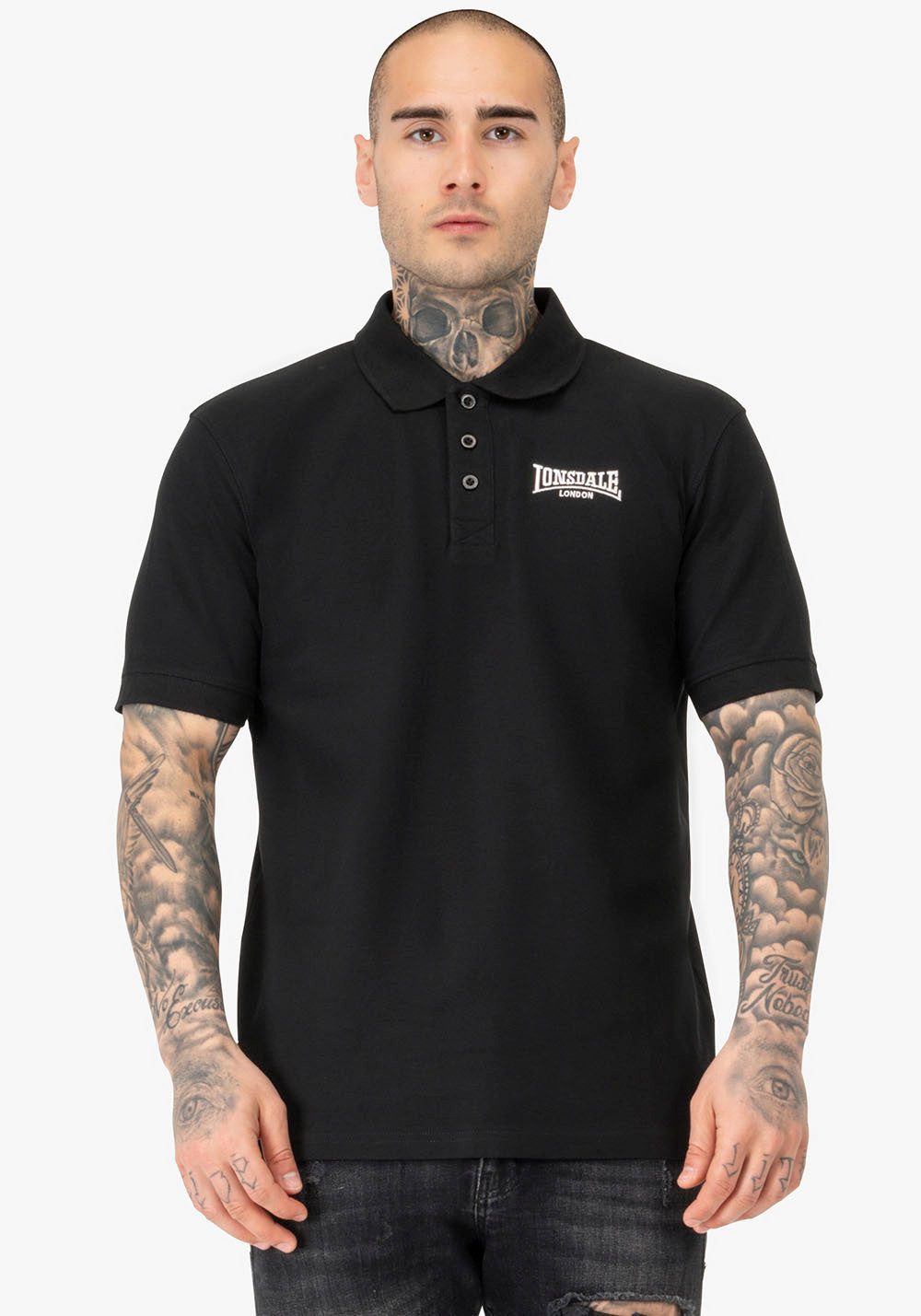 Lonsdale Poloshirt LINGHOLME (Packung, 2-tlg) 2er-Pack, mit Polokragen, aus Baumwoll-Jersey, Kurzarm – Bild 3 von 5