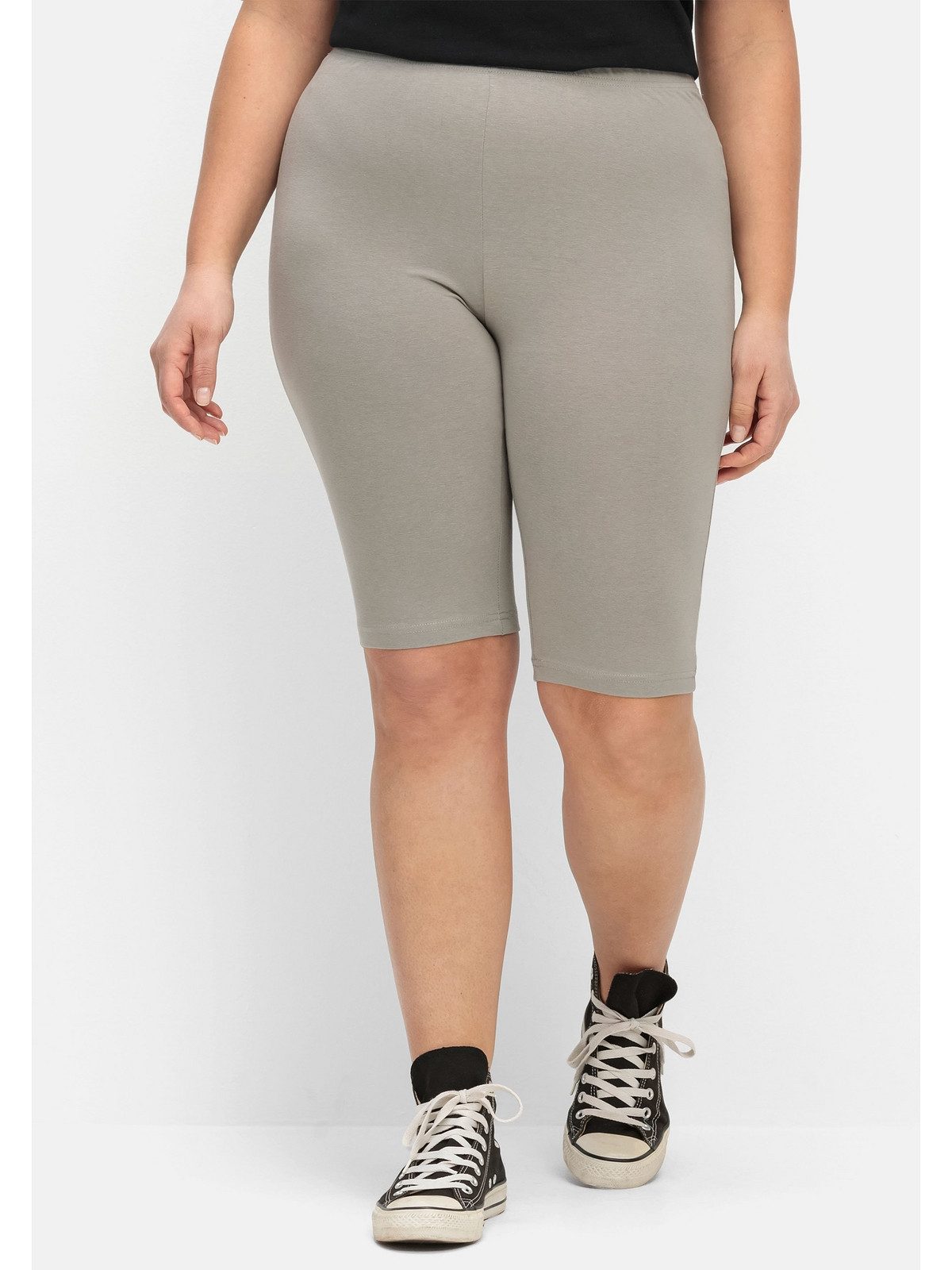 Sheego Radlerhose Große Größen mit hohem Baumwollanteil