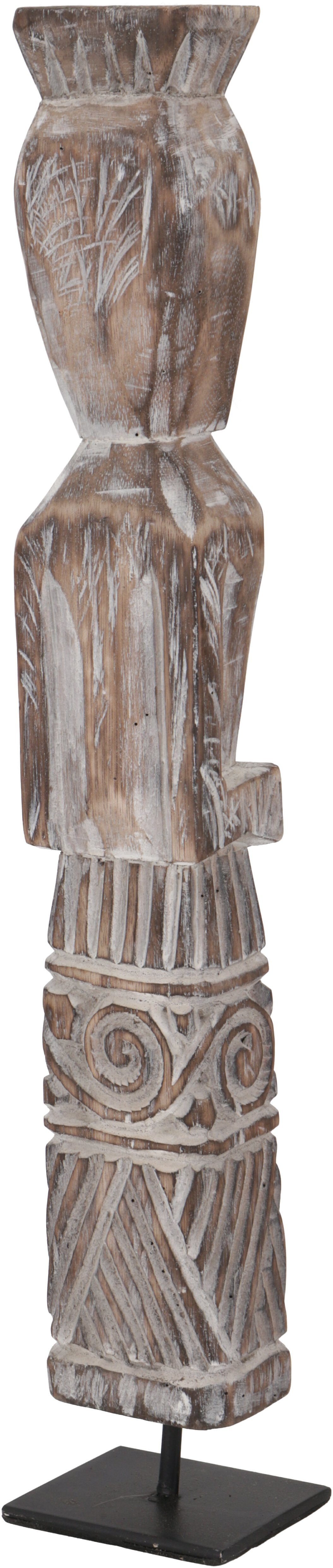 primitiv.. Dekofigur Holzfigur, Skulptur, Guru-Shop im Schnitzerei
