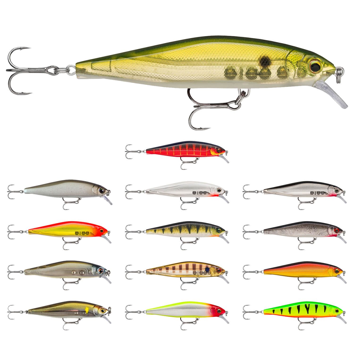 Rapala Kunstköder Rapala Precision Xtreme Air Boss Wobbler 8cm 9g Barsch Zander Rapfen, (Packung, 1-St)