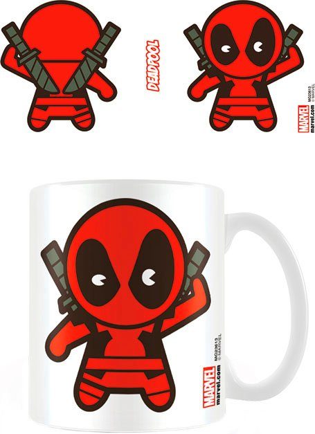 PYRAMID Tasse Tasse - Deadpool Chibi, Keramik, Mit einem Bild der beliebten  Deadpool Chibi Figur