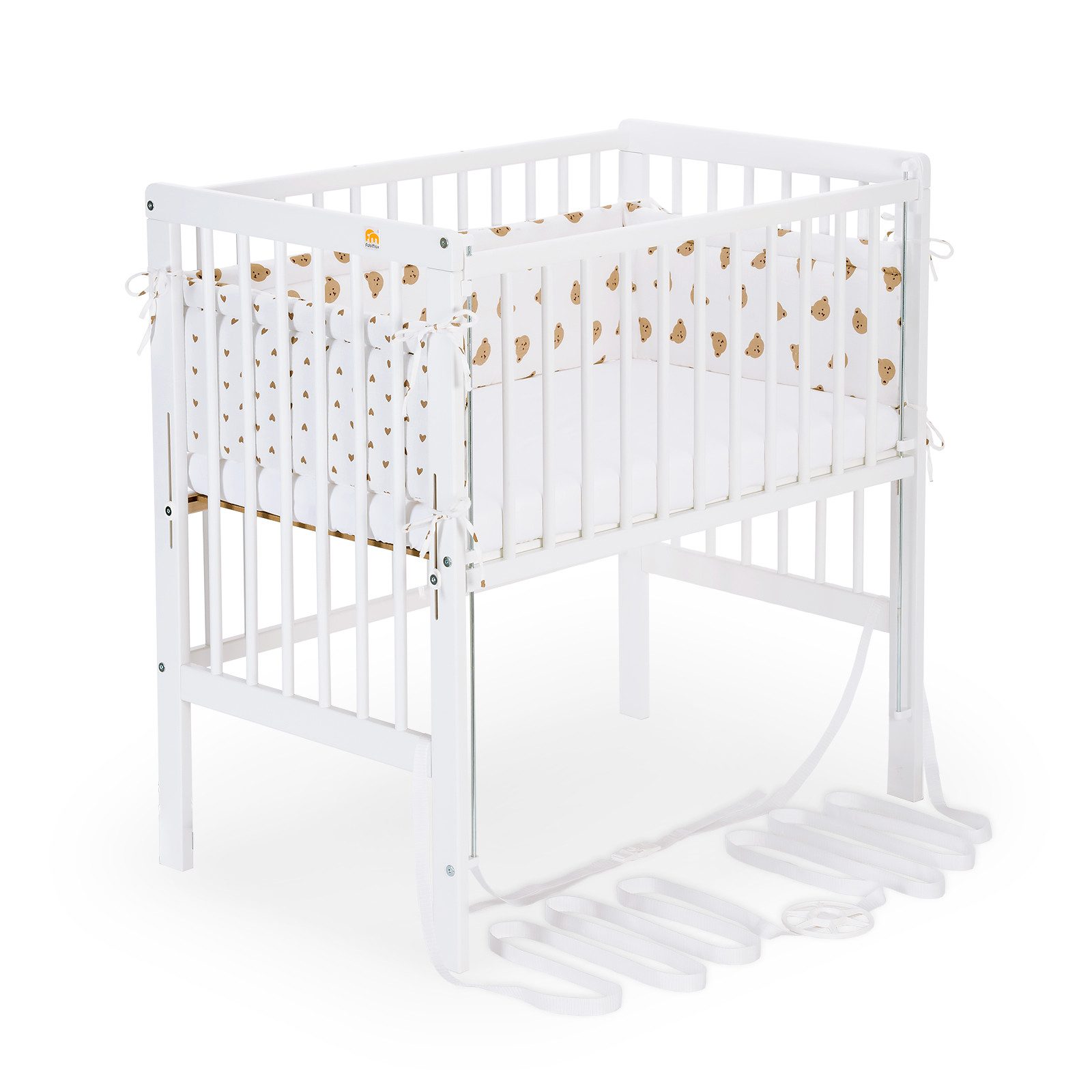FabiMax Beistellbett Flex weiß, 2in1, Beistellbett günstig online kaufen