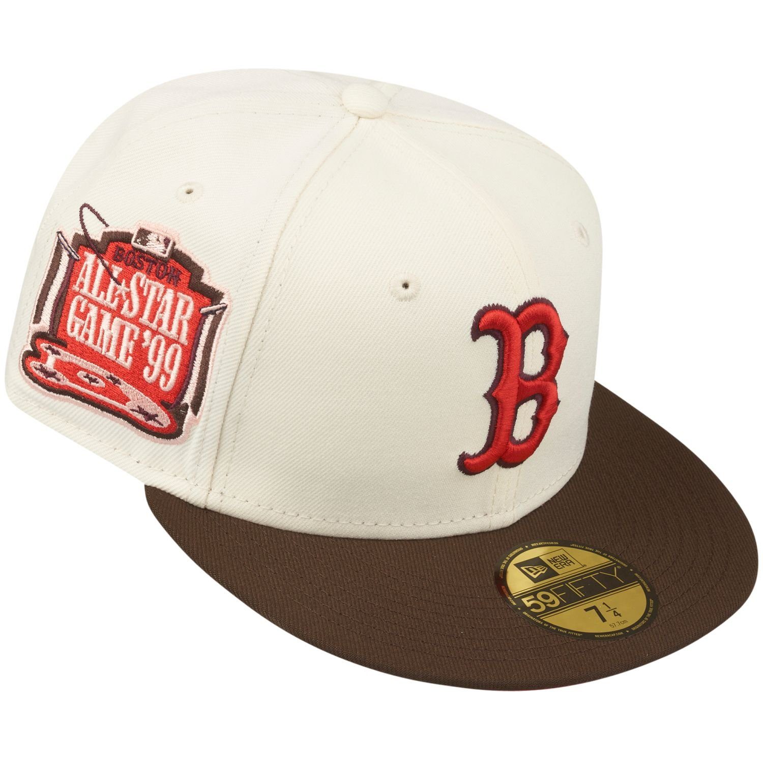 Red Fitted Boston New Era Sox 1999 59Fifty ASG chrome Cap