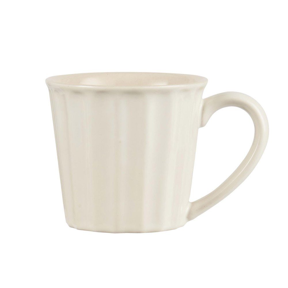 Ib Laursen Vorratsglas Becher MYNTE Butter Cream weiß Tasse Landhausgeschirr von IB LAURSEN. € 5,95