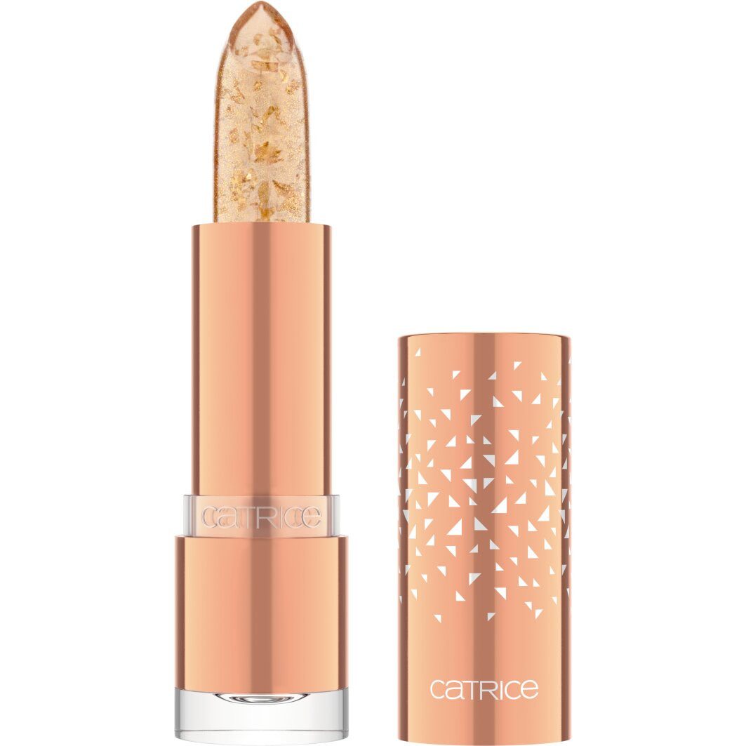 Catrice Бальзам для губ Glam In Gold Glow Lip Balm, 3-tlg., Feuchtigkeitsspendend, pH-reaktive Formel, glänzendes Finish.
