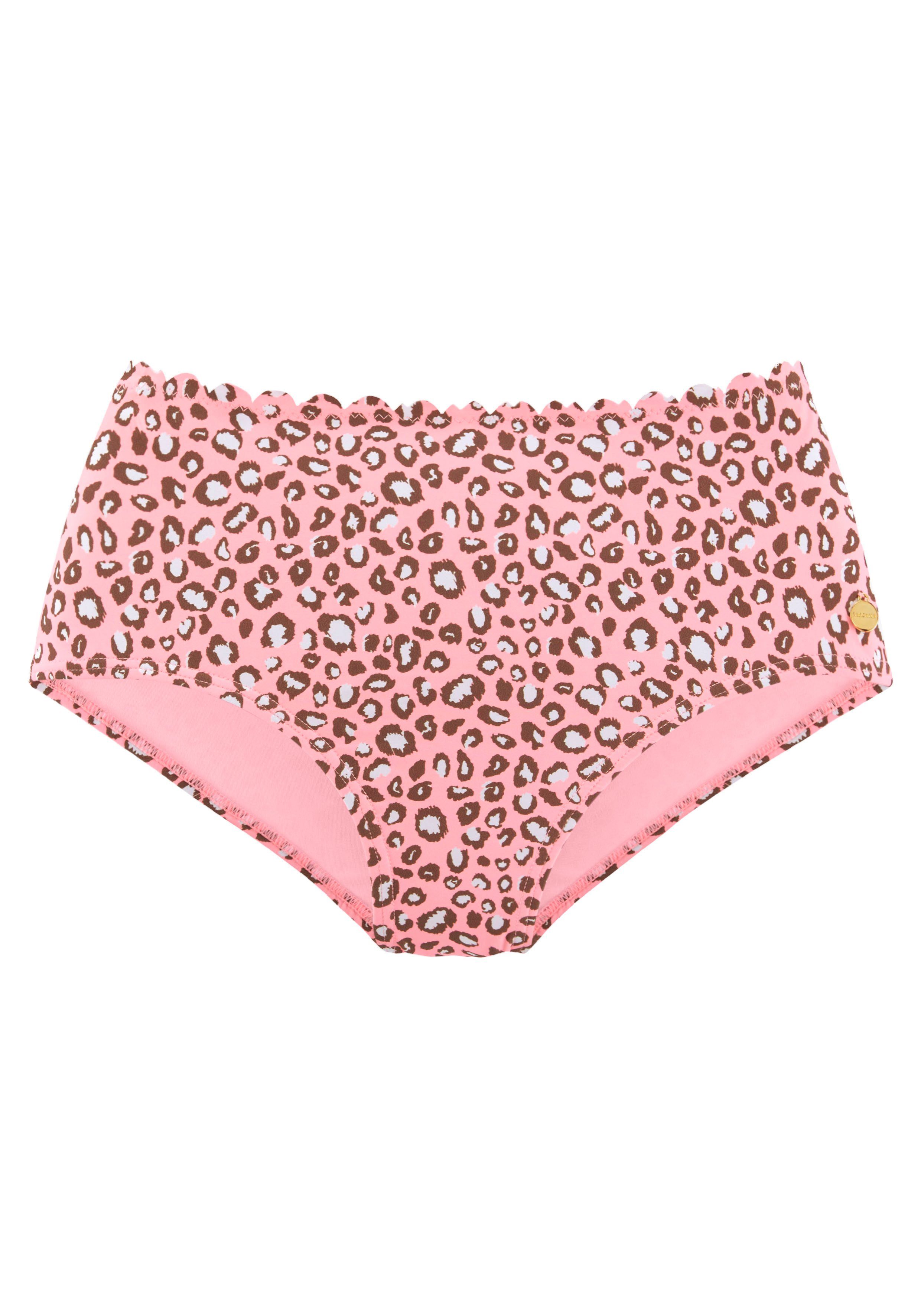 LASCANA Highwaist-Bikini-Hose Mae softe Microfaser, Mix-Kini mehr