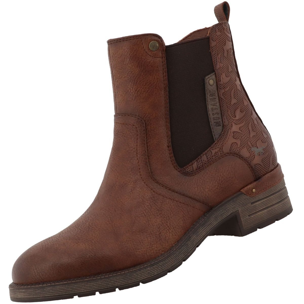 Mustang Shoes 15M0072001-cognac Stiefelette günstig online kaufen