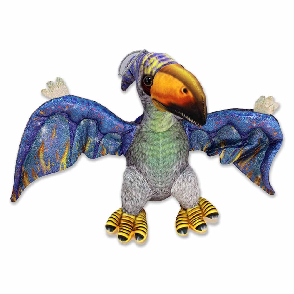 Kuscheltier Flugdino Kuscheltier mit Glitzerflügeln