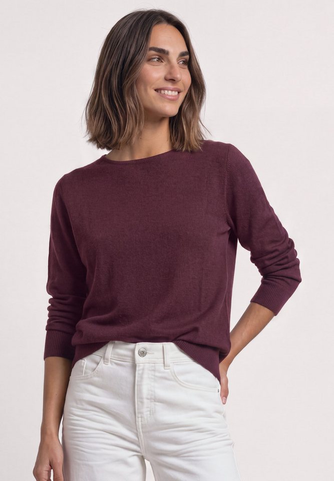 STREET ONE Strickpullover in Unifarbe