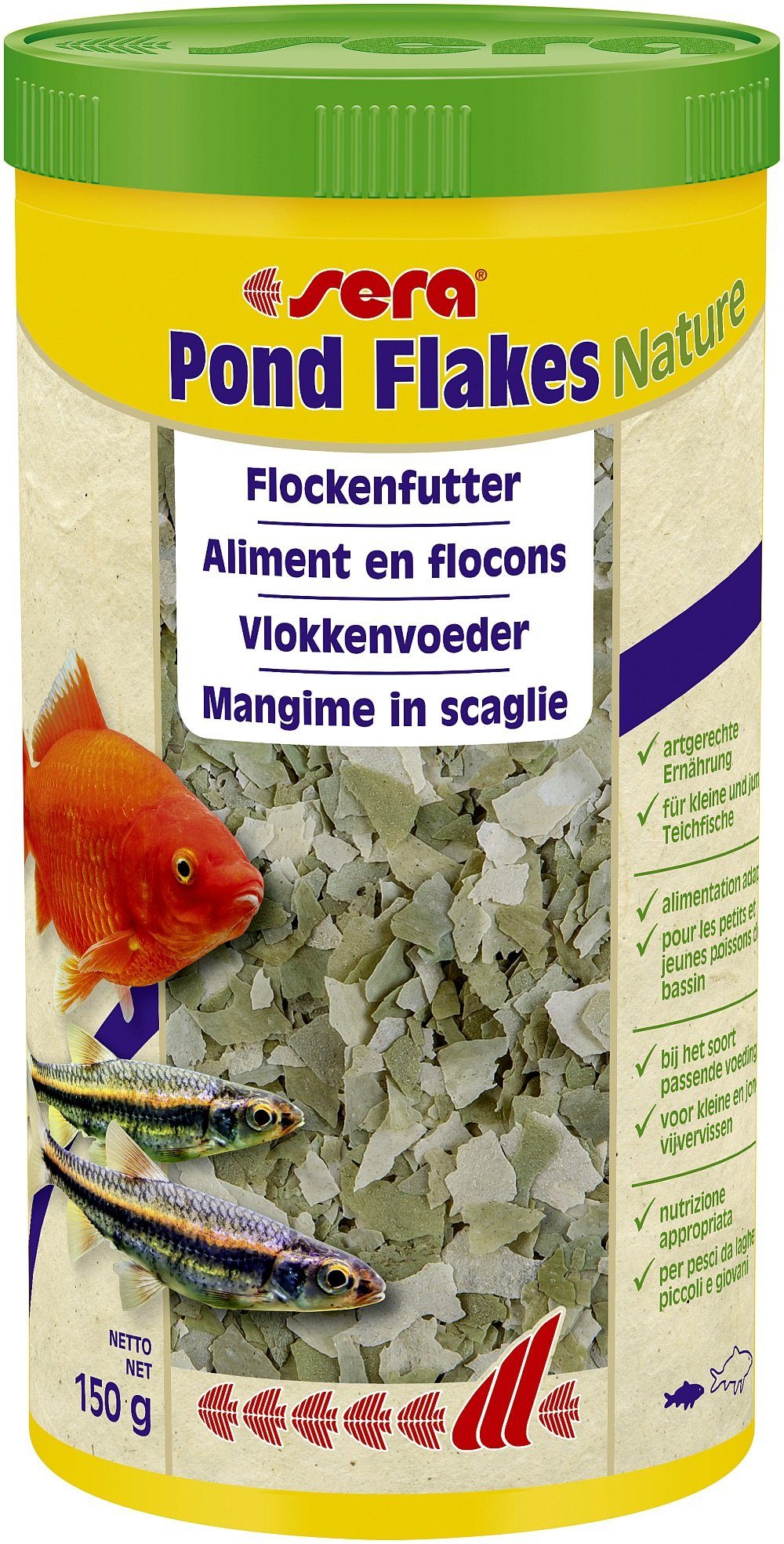 Aquariendeko sera Pond Flakes Nature 1.000 ml