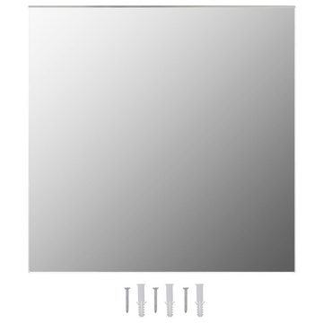 vidaXL Spiegel Wandspiegel 2 Stk 60x60 cm Quadratisch Glas