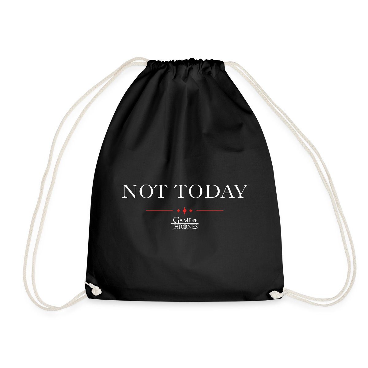 Spreadshirt Turnbeutel Game Of Thrones Not Today Spruch Turnbeutel (1-tlg)