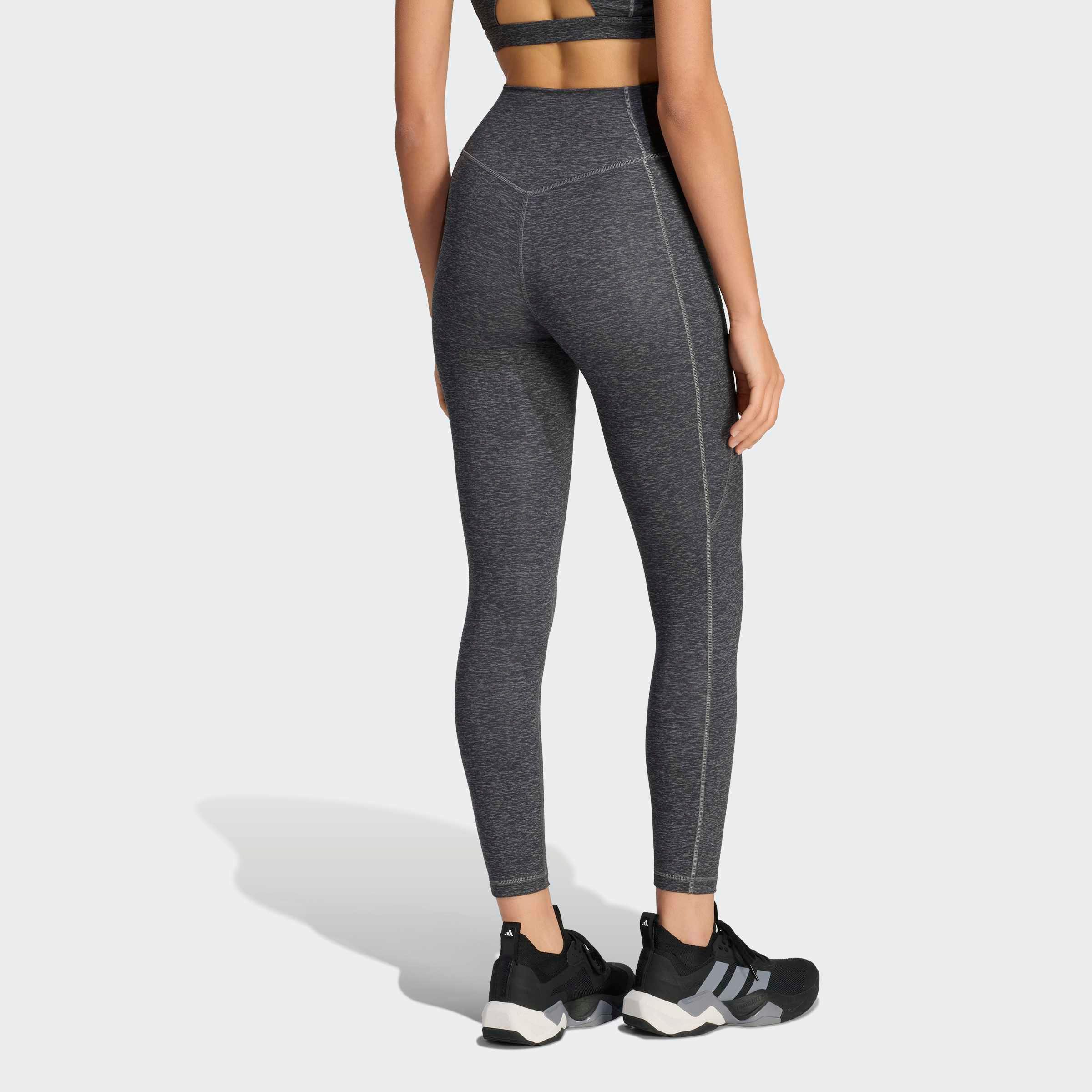 adidas Performance Trainingstights OPTIME ESSENTIALS WORKOUT HEATHER 7/8-LEGGINGS