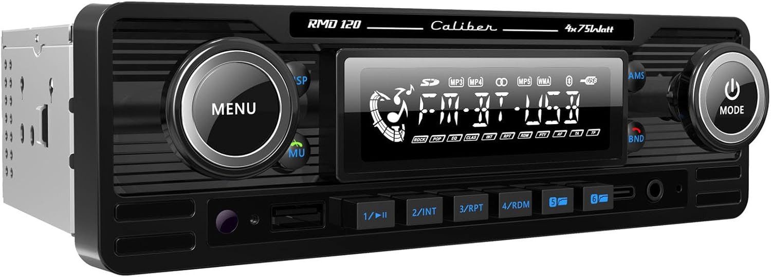 Caliber RCD120BT Retro mit Bluetooth USB - FM - 1 DIN Autoradio