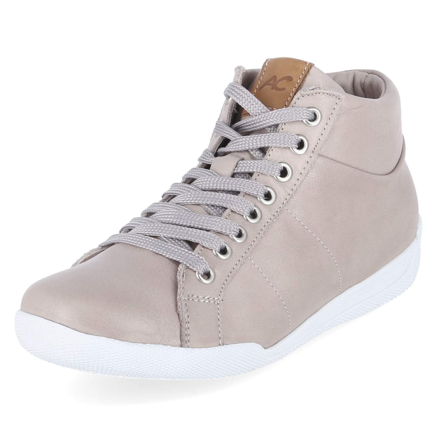 Andrea Conti Andrea Conti 0343619-0535 SILBERGR./ BRANDY Damen Glattleder silber Schnürstiefel