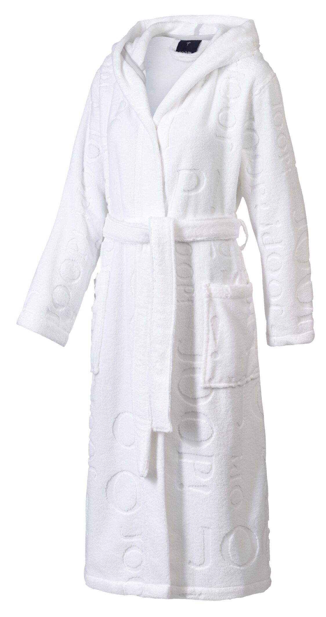 JOOP! Bademantel JOOP! LIVING - REPEAT Bademantel Damen-Kapuze, Textil