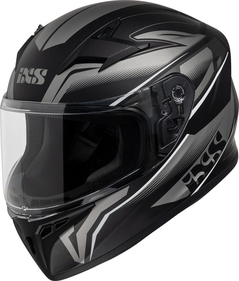 IXS Motorradhelm 136 2.0 Kinder Helm, Pinlock, Schnellwechselvisier, Ratschenverschluss