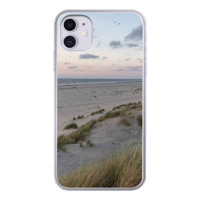 MuchoWow Handyhülle Der Strand und die Dünen von Ameland, Handyhülle Apple iPhone 11, Smartphone-Bumper, Print, Handy