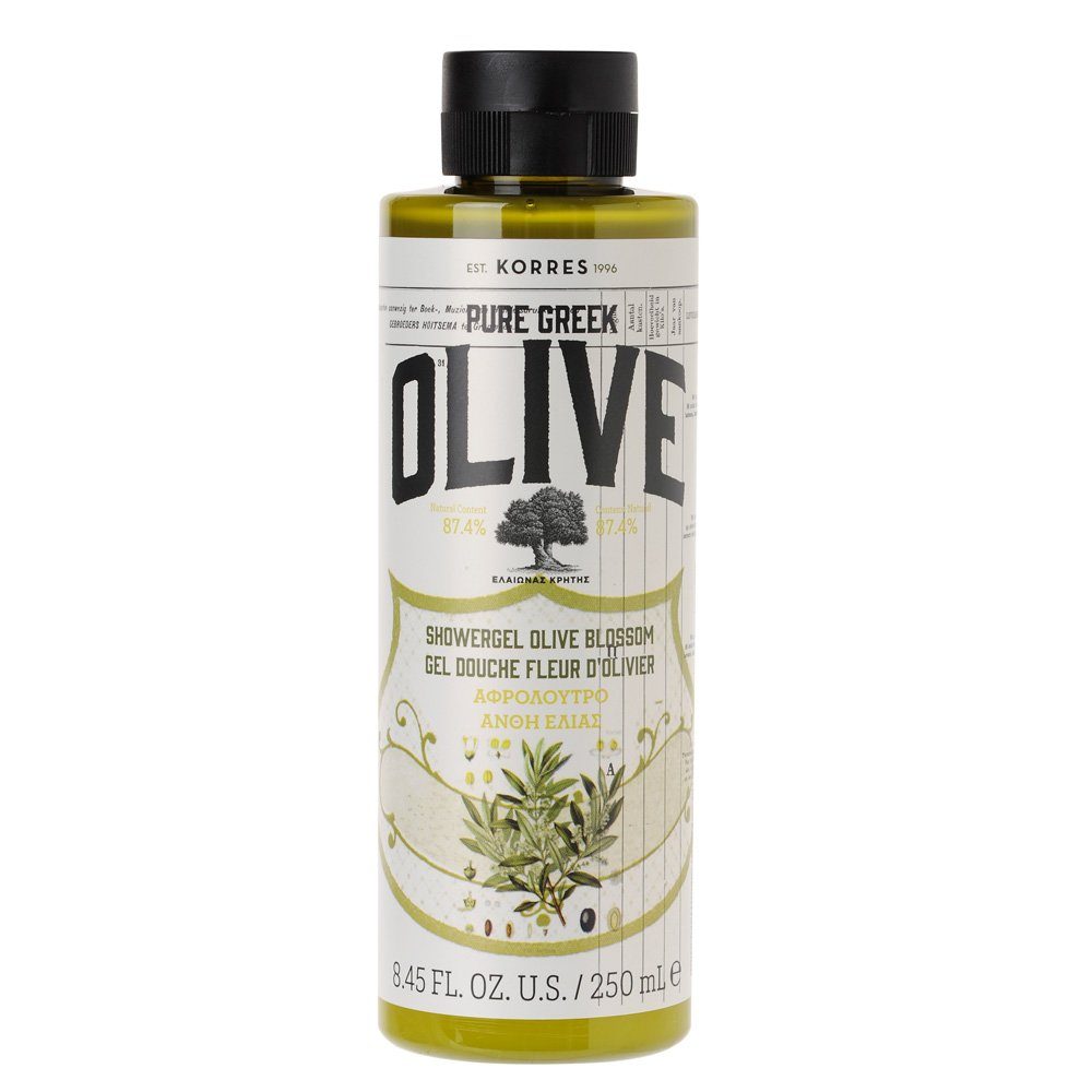 ml Pure Greek Duschgel Olivgrün, 250 Korres Olive,