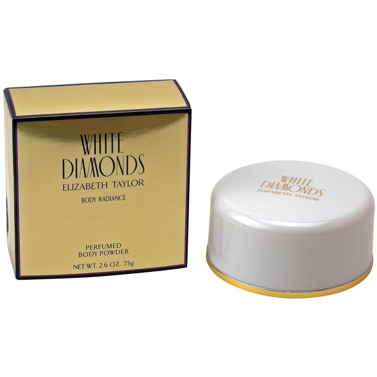 Elizabeth Taylor Körperpflegemittel Elizabeth Taylor White Diamonds Perfumed Body Powder Puder 75 g