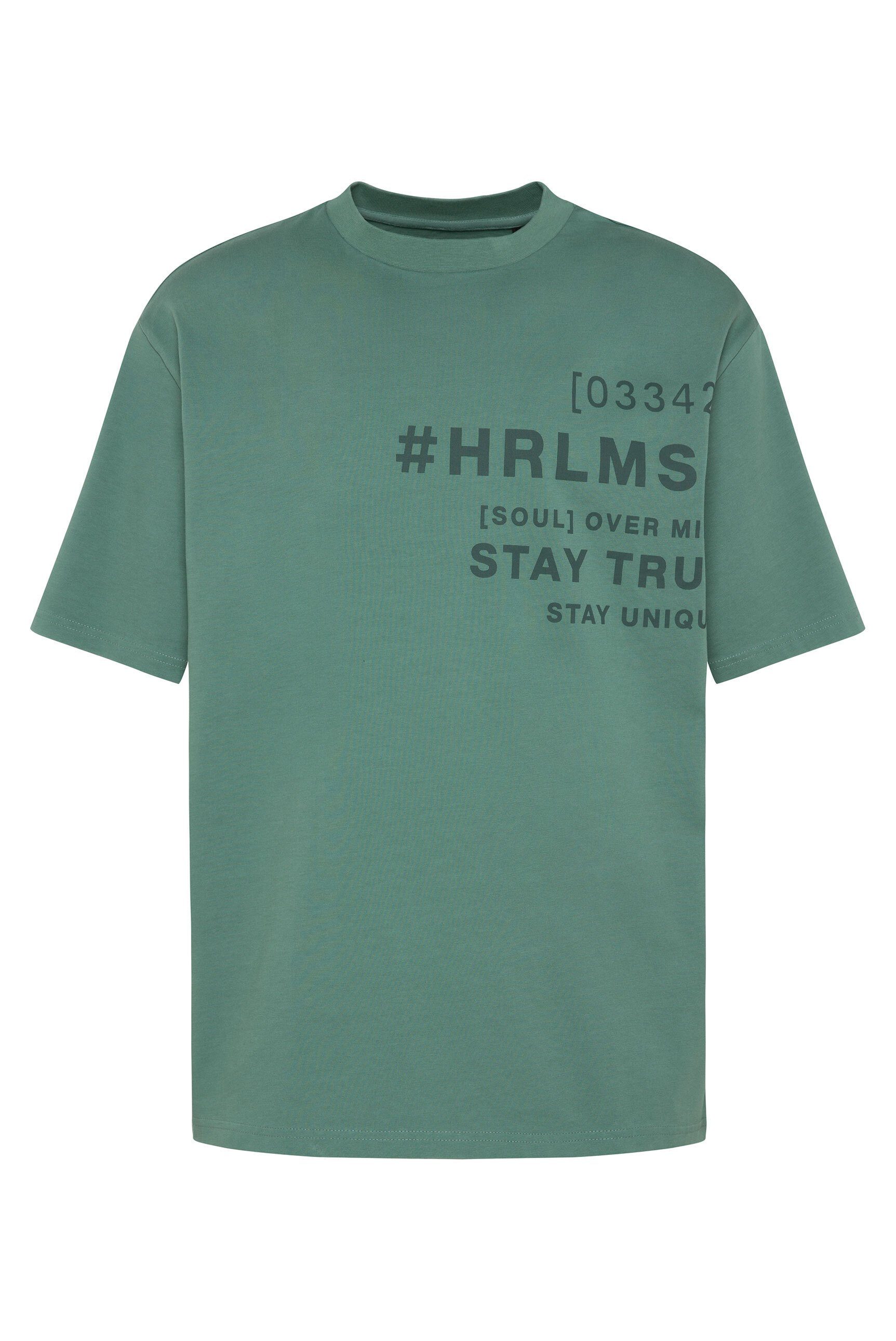 Harlem GOTS mit CU Soul Rundhalsshirt zertifiziertes organic T-Shirt, Logodruck, 1018028