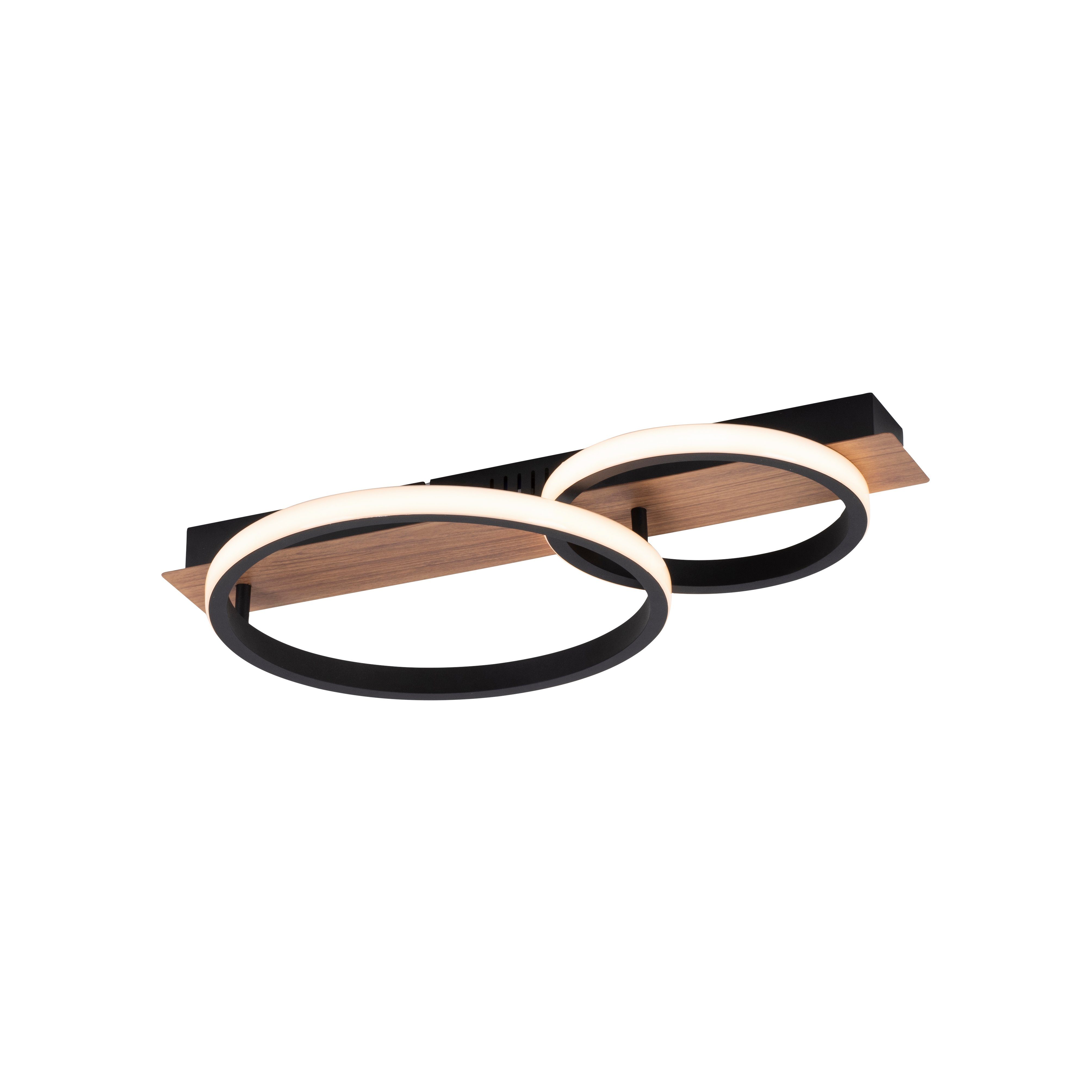 JUST LIGHT Deckenleuchte TROOPER, LED fest integriert, Warmweiß, LED