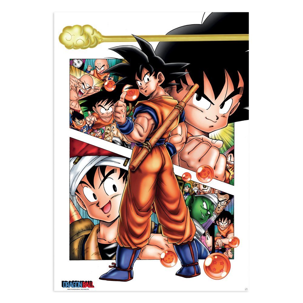 ABYstyle Poster Son Goku Story Maxi Poster - Dragon Ball Z, Son Goku