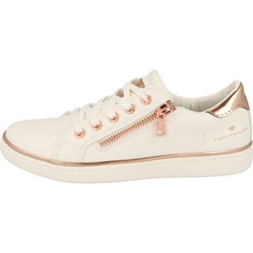 TOM TAILOR Mädchen 5372702 Schuhe Halbschuhe Sneaker White/Rosé Schnürschuh