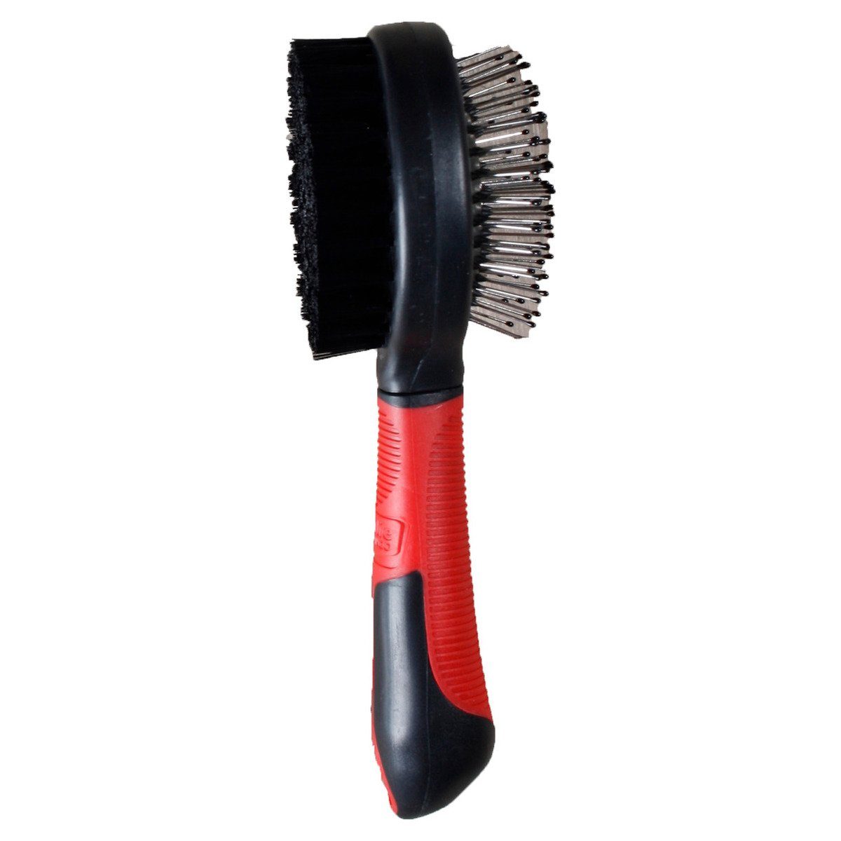Karlie Fellbürste Professional Borsten- und Stiftbürste 2 in 1 rot/schwarz