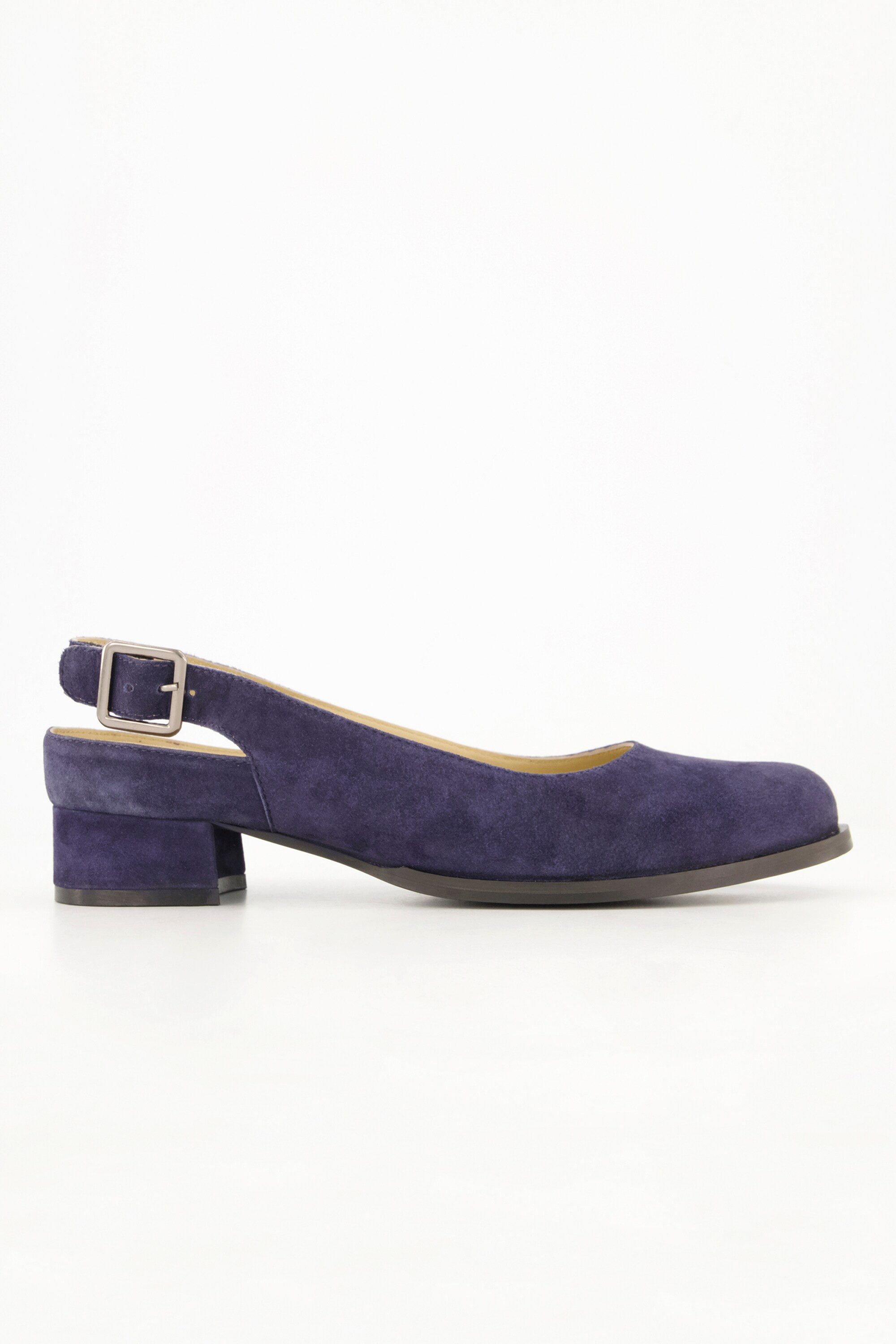 Ulla Popken Pumps Veloursleder verstellbare Ferse günstig online kaufen