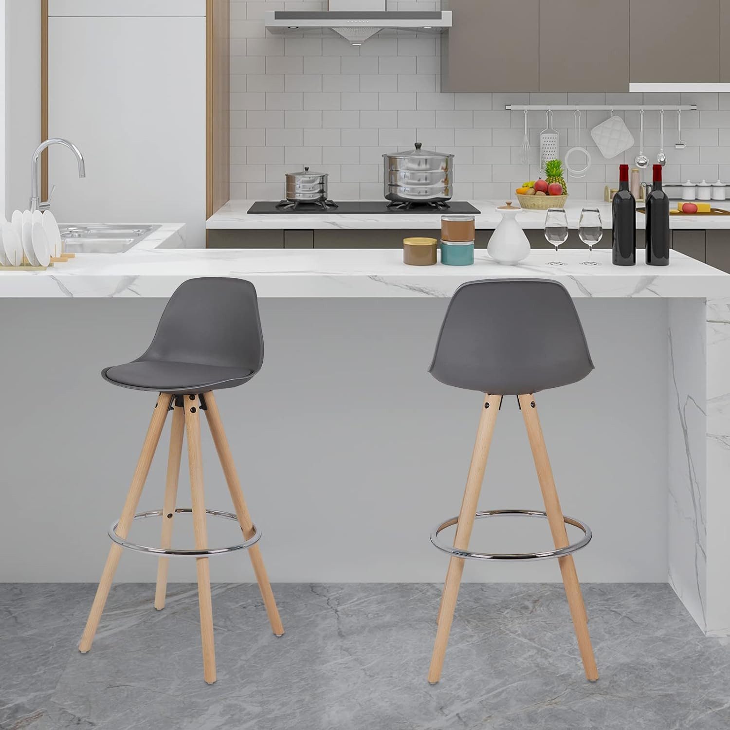 Woltu Barhocker (2 St), Design Stuhl, günstig online kaufen