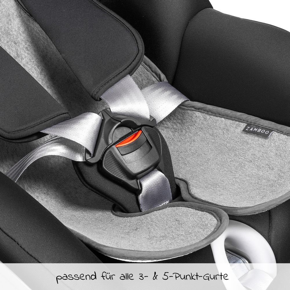 Zamboo Autokindersitz Cool ReboarderSommer Maxi & Babyschale Dry Sitzauflage & - Cosi Grau, für Sitzeinlage