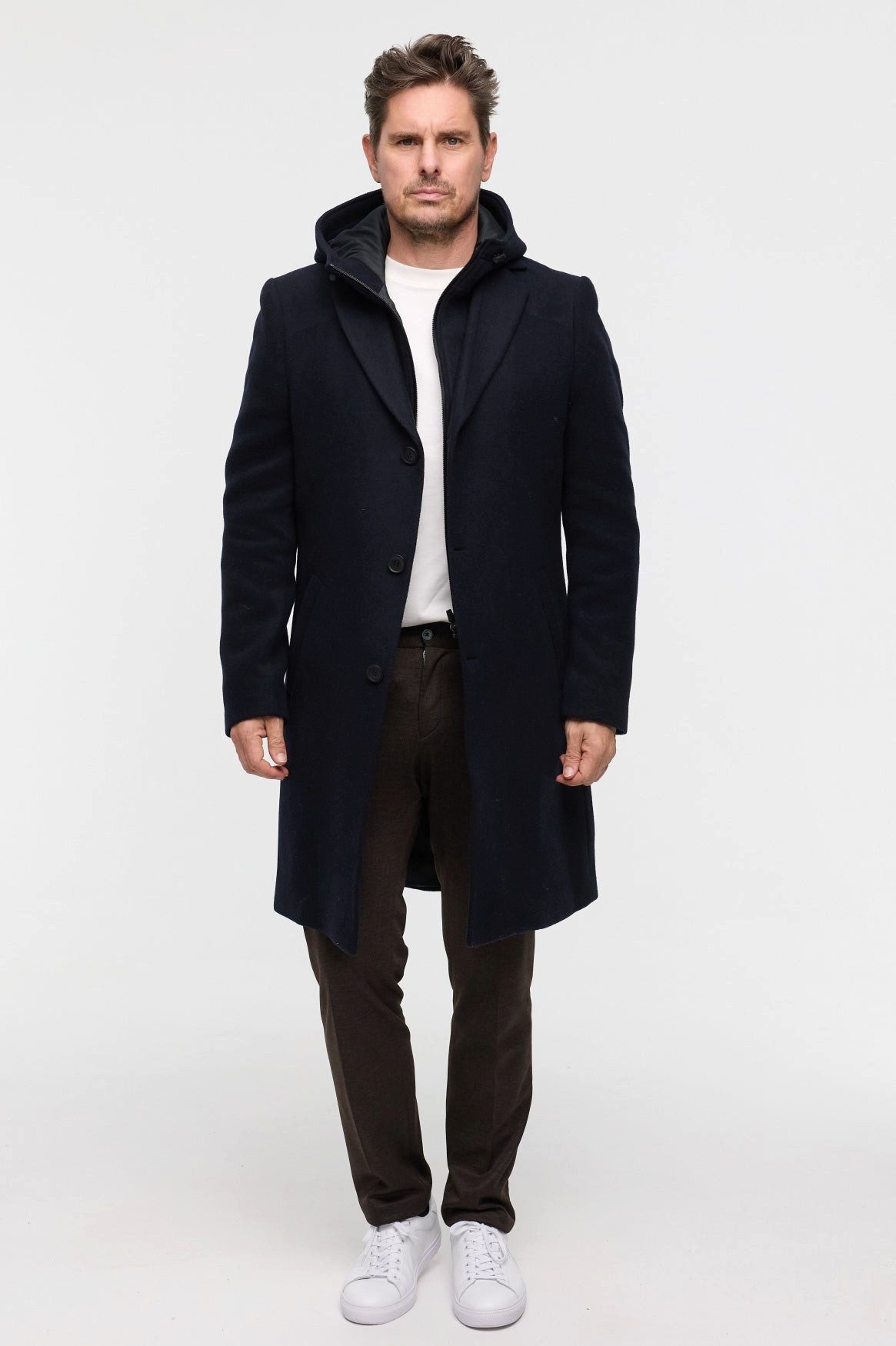 ZUITABLE Wintermantel Mantel DiArvid 252814-690, Dk. Navy Wärmender, leichter Wintermantel mit zeitlos-elegantem Design