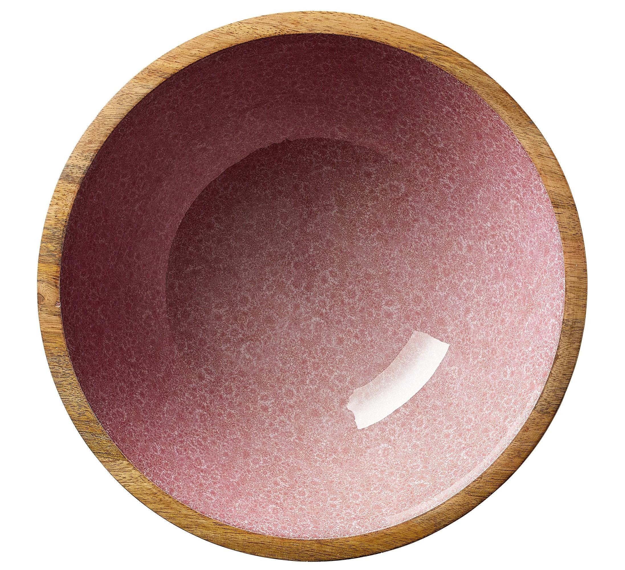 ZASSENHAUS Schüssel Schüssel Schale Obstschale Mangoholz Ø30 x 11,5cm ZASSENHAUS MINERAL, Material: Mangoholz