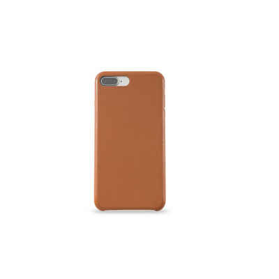 KMP Creative Lifesytle Product Handyhülle Echtleder Schutzhülle für iPhone 8 Plus Brown 5,5 Zoll