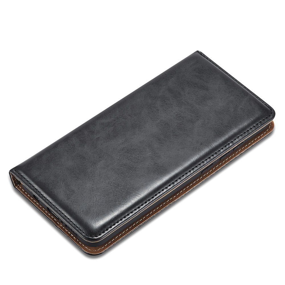 FITSU Handyhülle Handytasche für Huawei Mate 10 Lite Hülle Schwarz 6,3 Zoll, Case für Huawei Mate 10 Lite Handyhülle, Handytasche mit Kartenfach