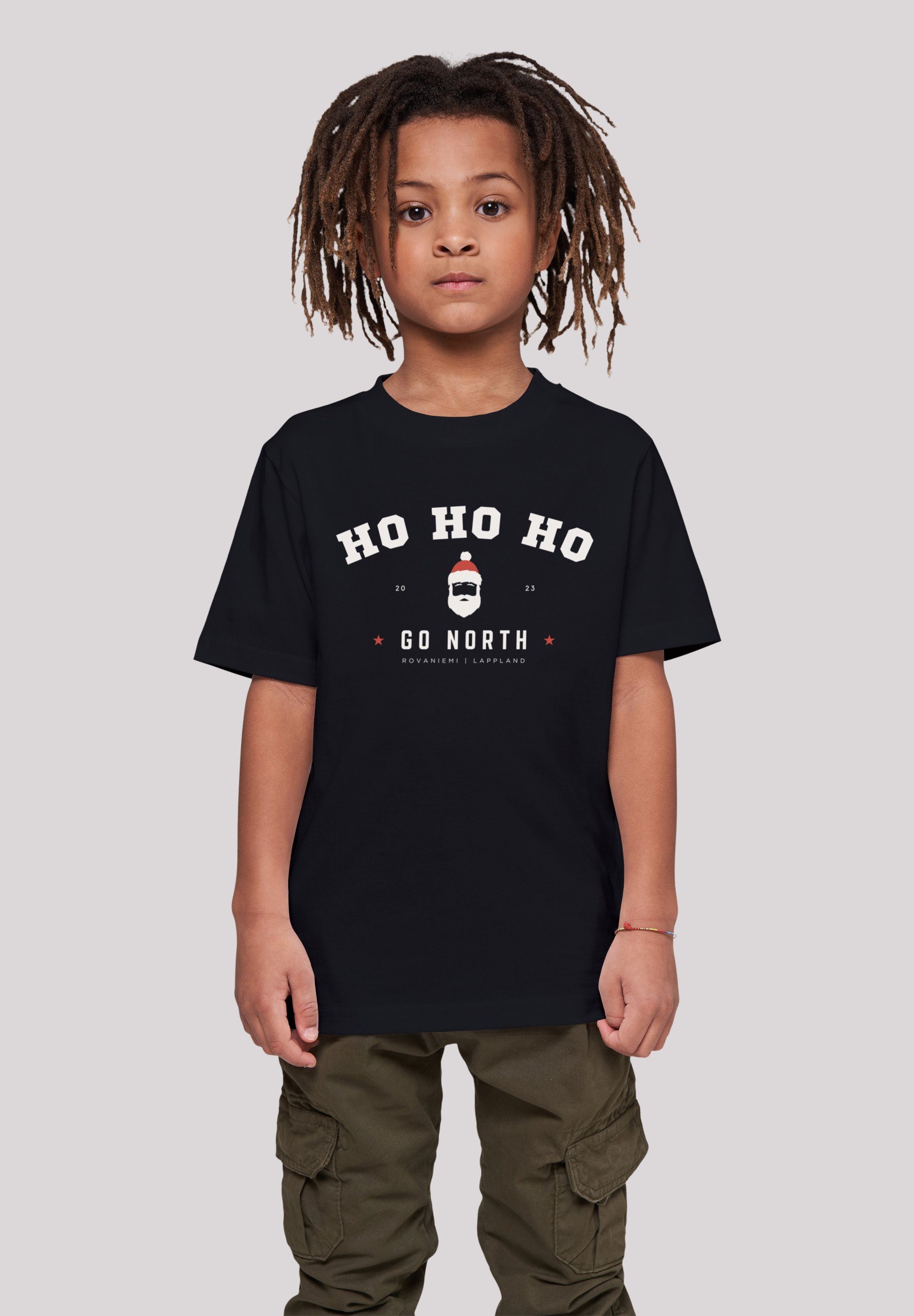 Geschenk, Ho Santa Logo, Claus T-Shirt F4NT4STIC T-Shirt Ho Kids Weihnachten mit Weihnachten, Ho Weihnachtsdesign
