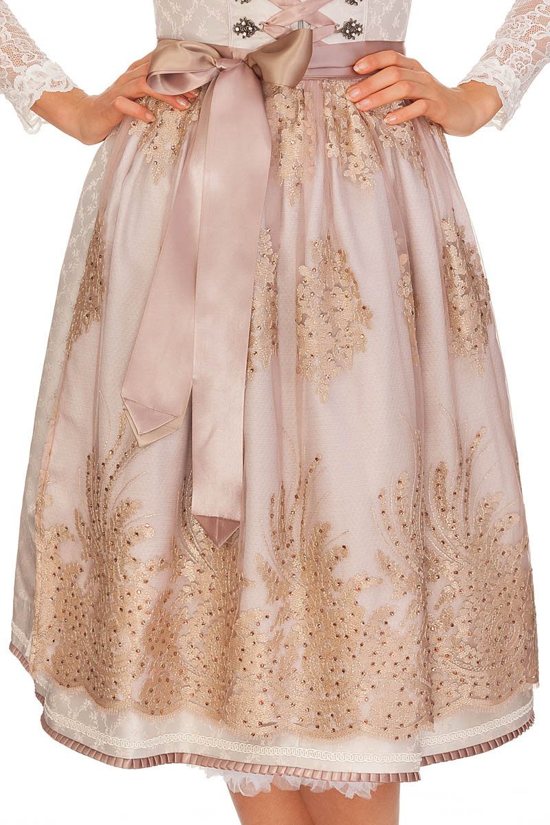 KRÜGER COLLECTION Dirndl Midi Dirndl 2tlg. - CHARLOTTE - creme