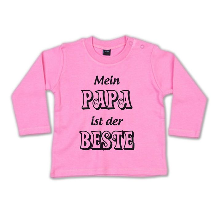 G-graphics Longsleeve Mein Papa ist der Beste Baby Sweater Baby Longsleeve T mit Spruch / Sprüche mit Print / Aufdruck Geschenk zum Vatertag