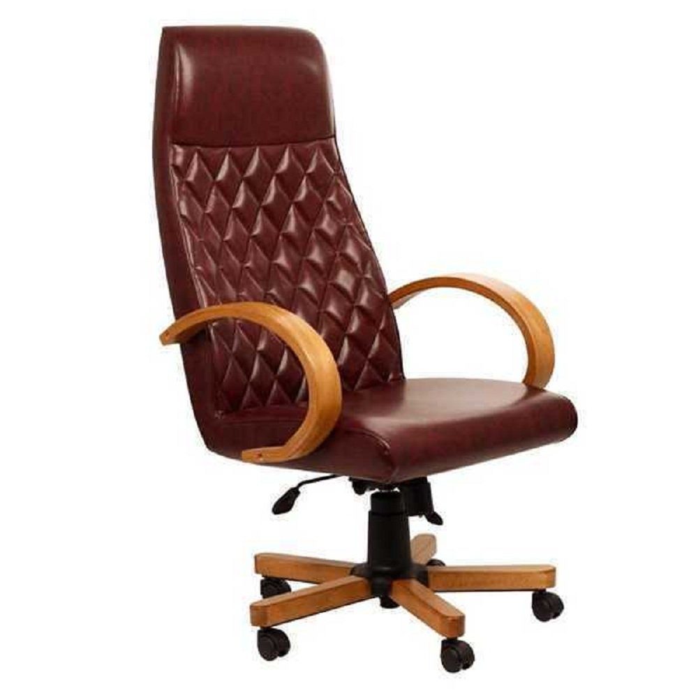 JVmoebel Bürostuhl Moderner bequemer Drehstuhl Möbel Braun Bürostuhl Gaming Stuhl (1 St), Made in Europa
