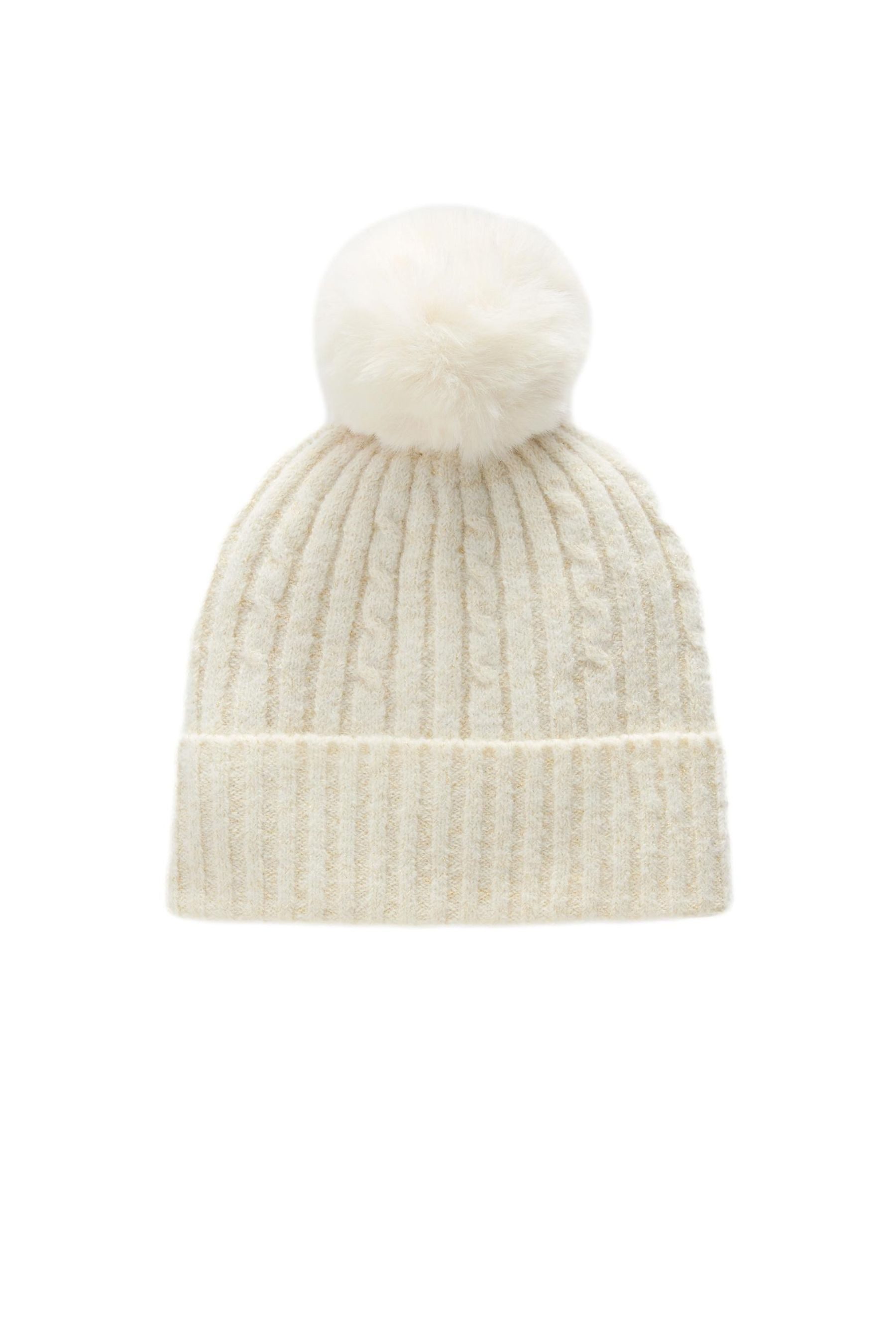 Damen Winter Beanie Strickmütze Zopfmuster Geschenk Warm Mütze