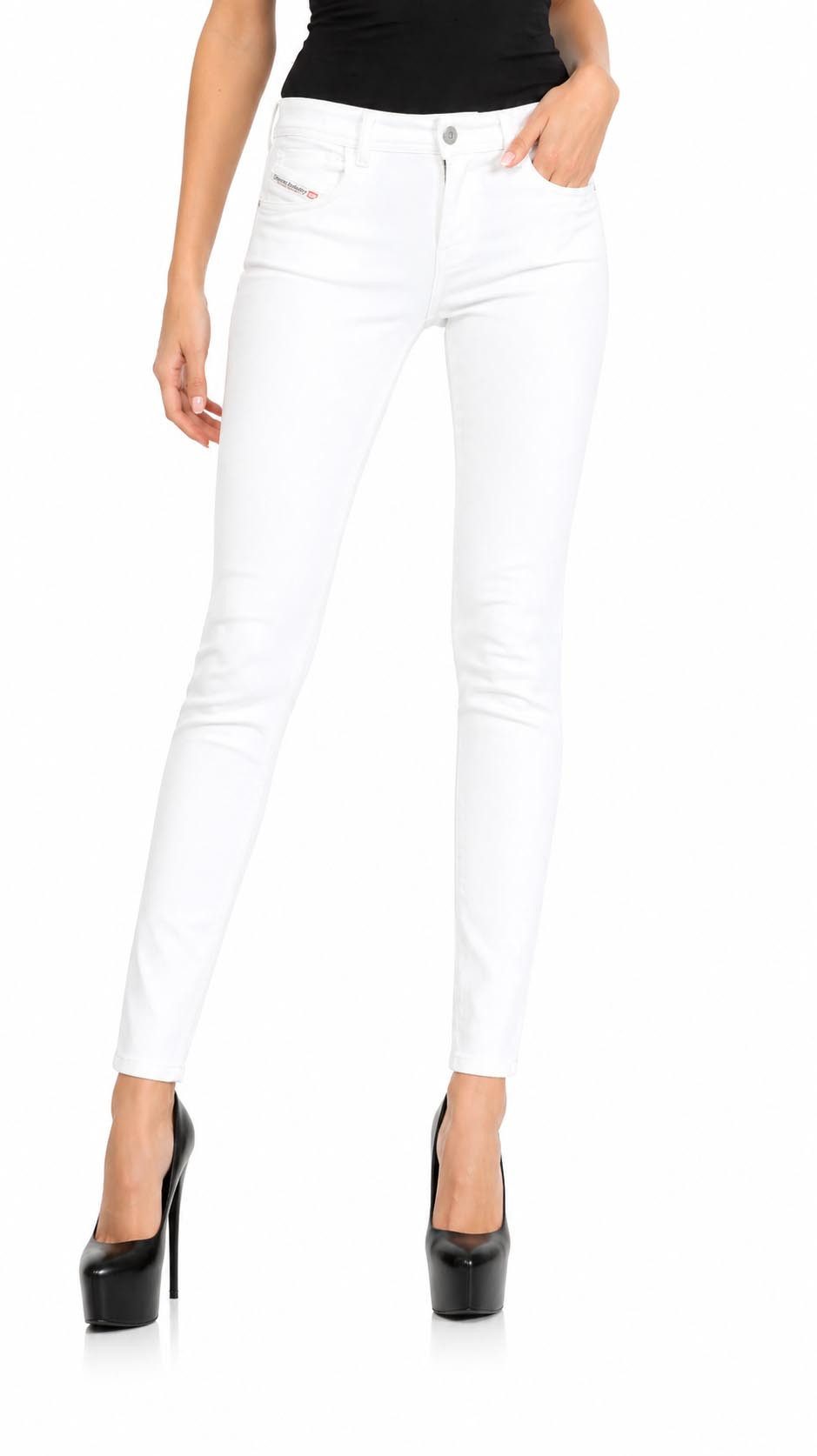 Diesel Straight-Jeans Diesel Slandy R9H25, Damen Jeans Slim Straight