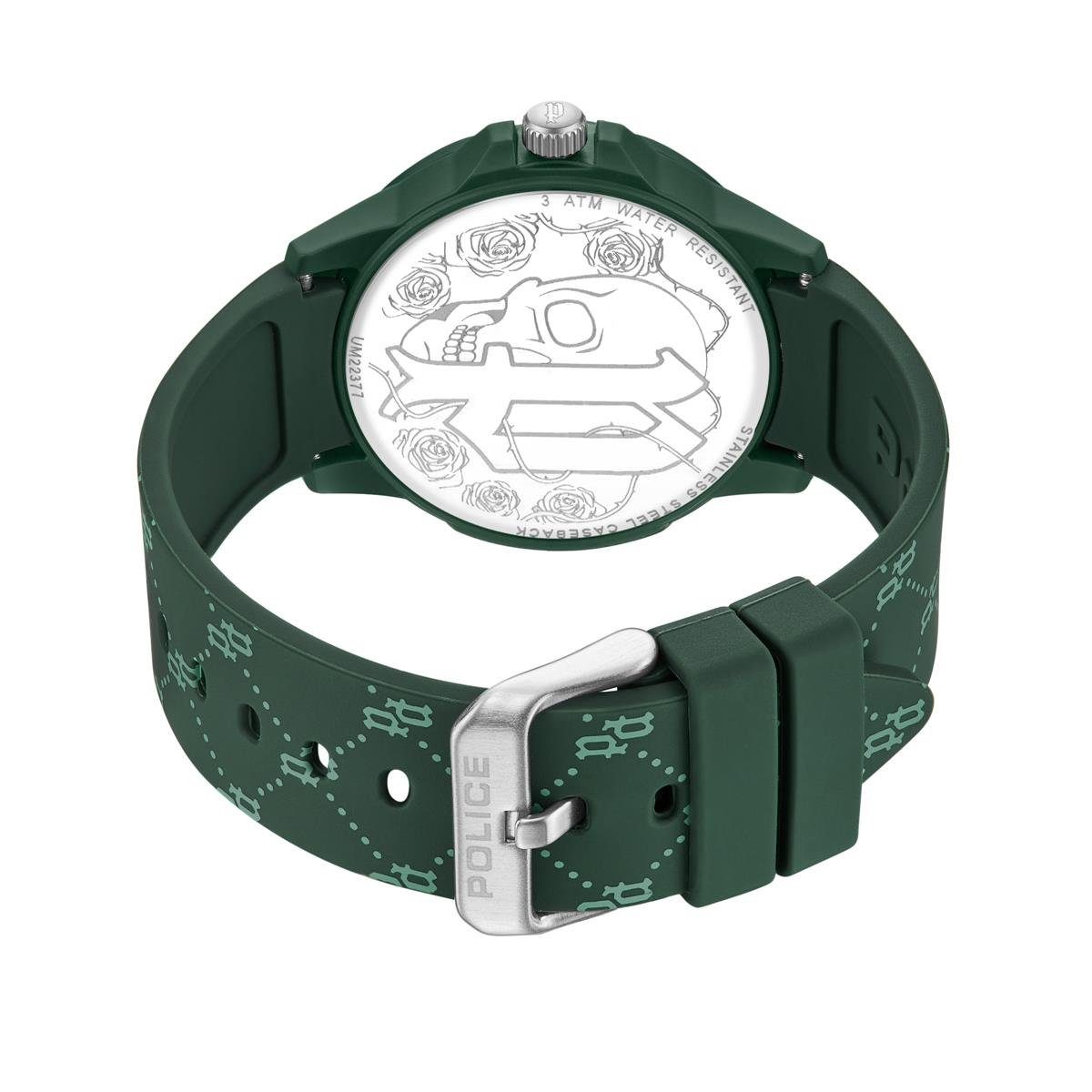 Police Quarzuhr Police Sketch Herren Uhr PEWUM2237771 Silikon, (1-tlg)