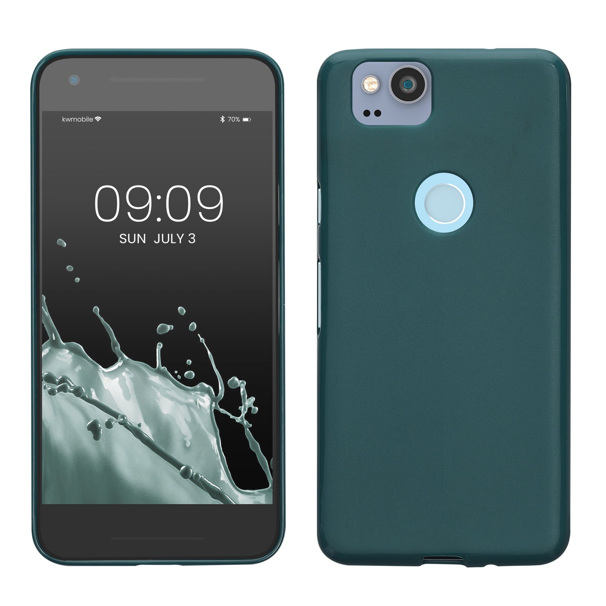 kwmobile Handyhülle Hülle für Google Pixel 2, Hülle Silikon - Soft Handyhülle - Handy Case Cover