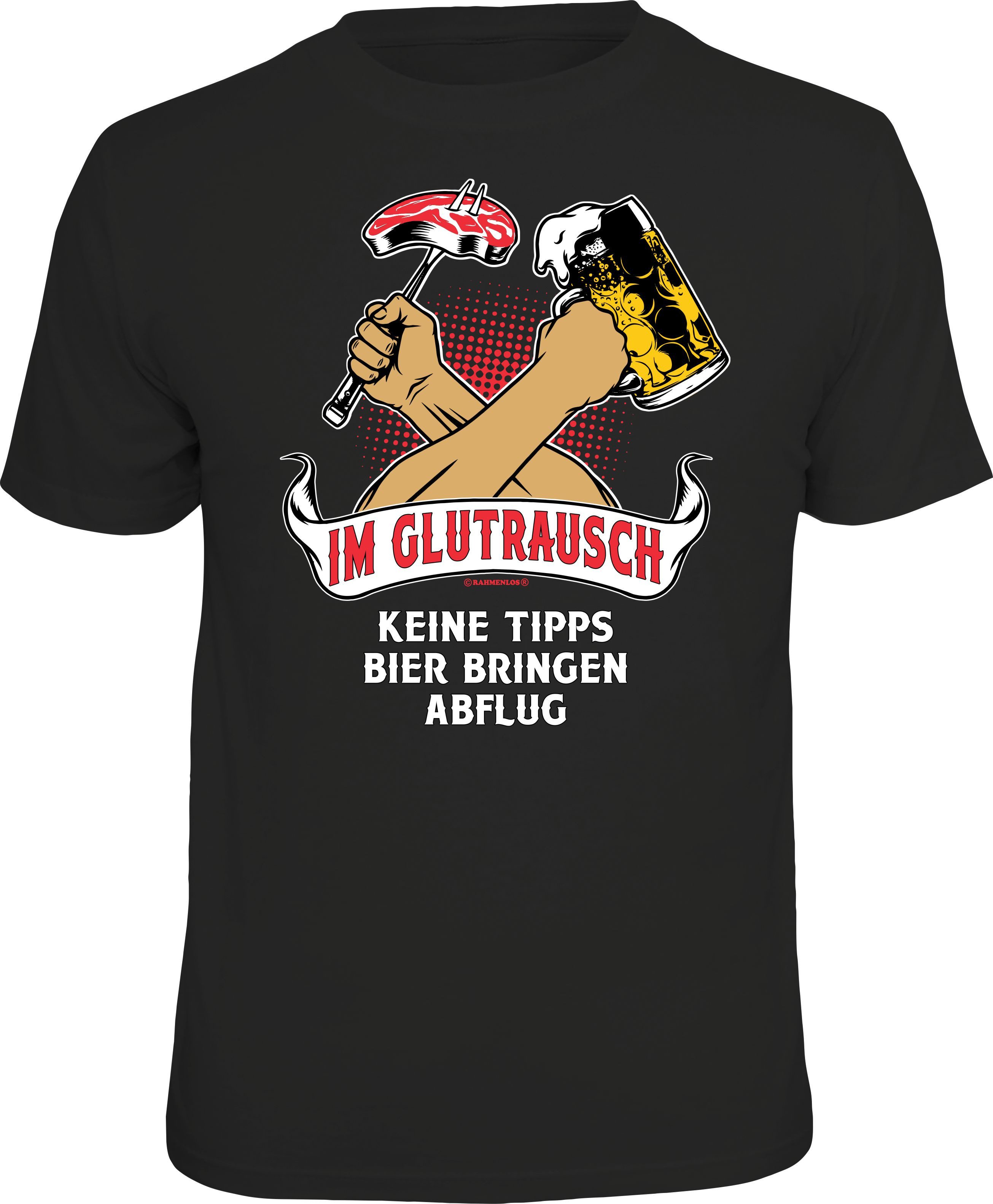 T-Shirt für den BBQ Profi: Im Glutrausch