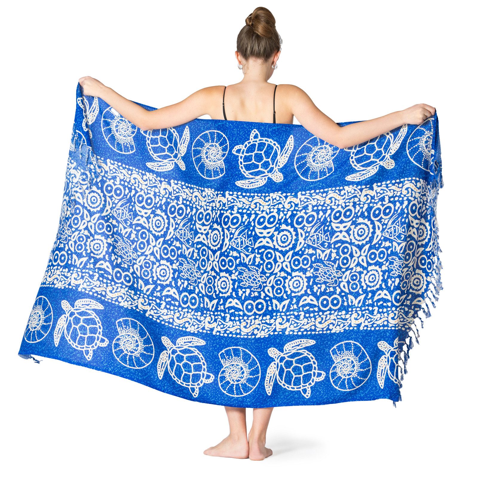 PANASIAM Pareo Sarong im Meeres-Design Strandtuch günstig online kaufen