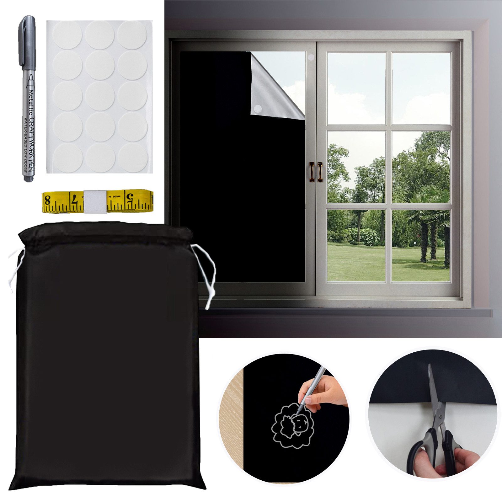 Dachfensterrollo Thermo-Rollo für Dachfenster Verdunklungsrollo, Sonnenschu günstig online kaufen